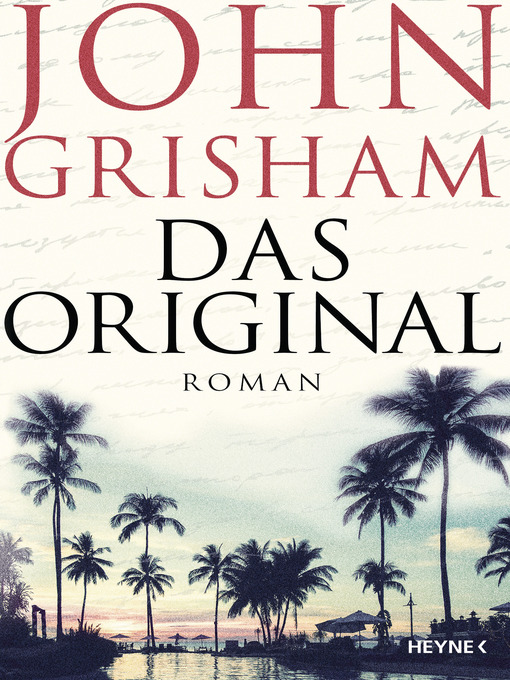 Title details for Das Original by John Grisham - Wait list